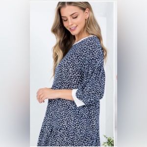 Host Pick 😍 Blue Long Sleeved Dress